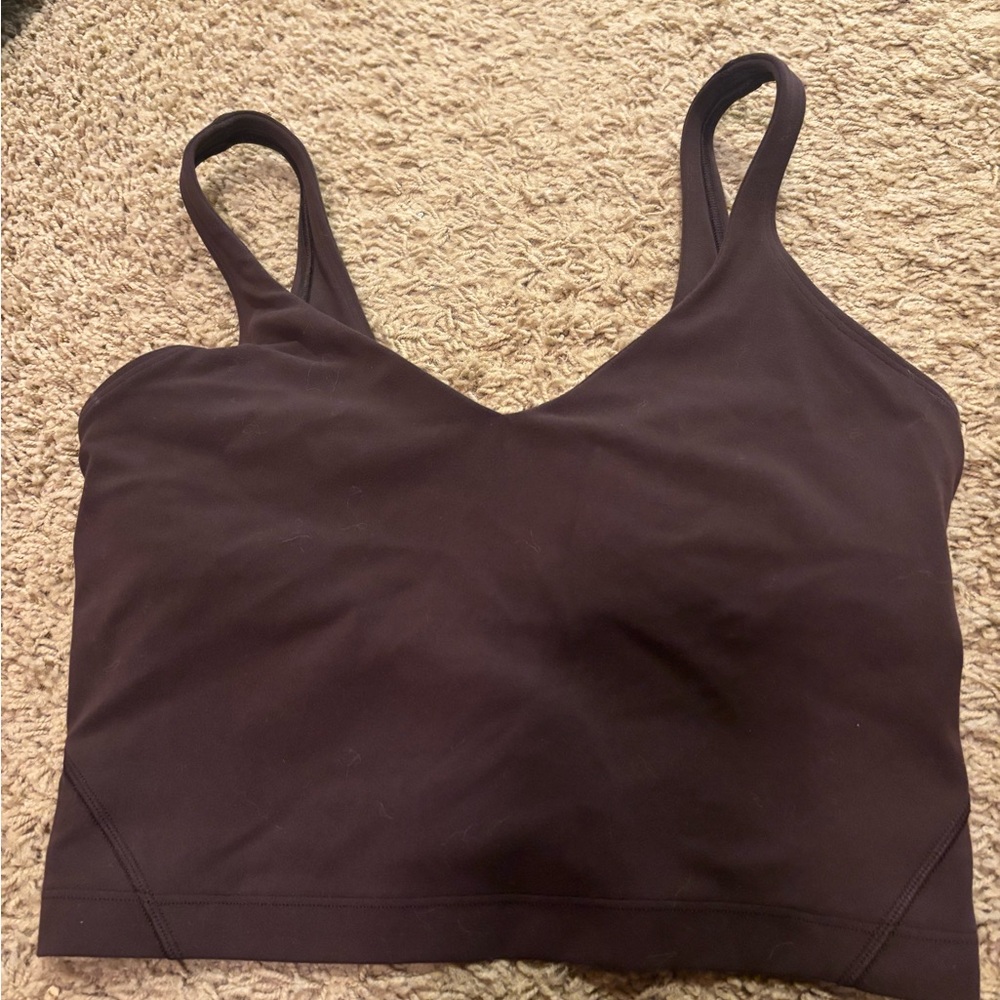 lululemon athletica Dark Brown Sports Bra